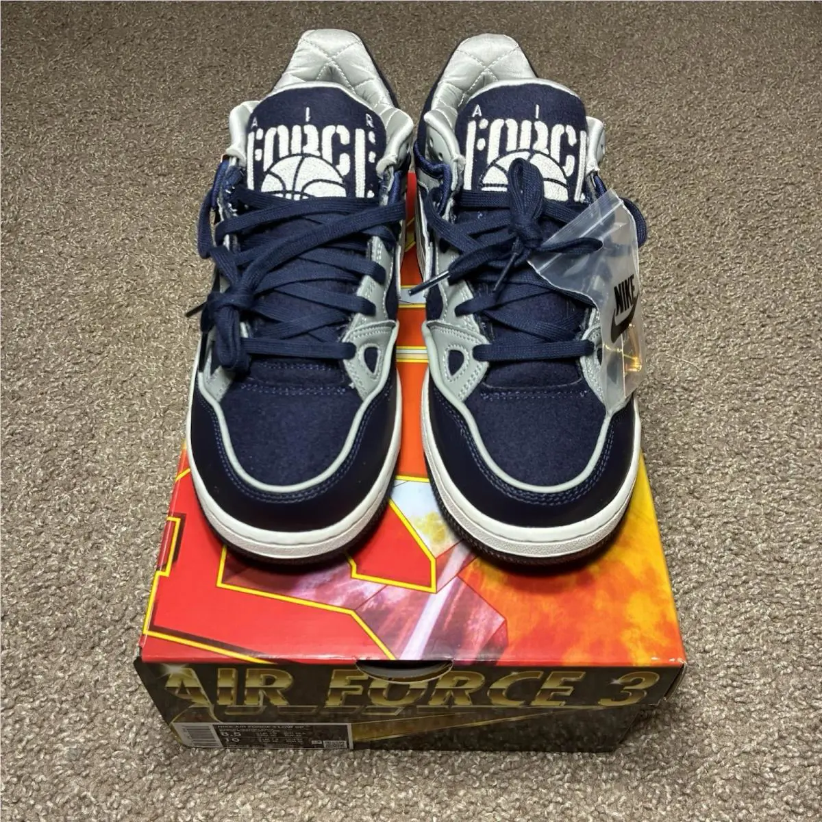 Nike shoes - Nike Air Force 3 Low SP - HV5032-400 - Midnight Navy/Off White (UPC: 198480425267) 2