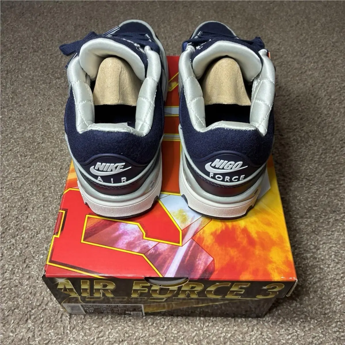 Nike shoes - Nike Air Force 3 - Air Force - HV5032-400 - Blue 3