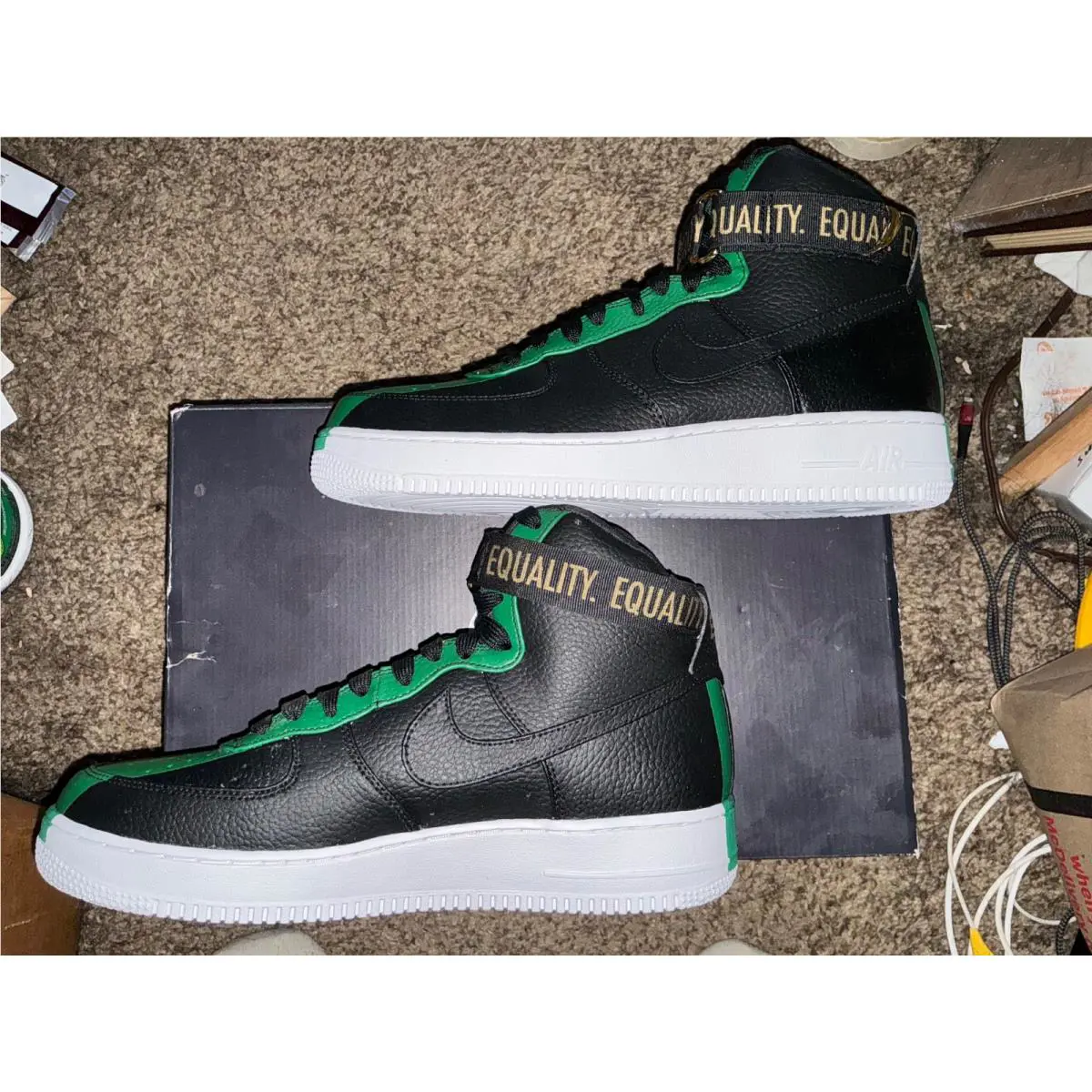Nike shoes - Nike Air Force 1 - Air Force - 836227-002 - Black, Manufacturer: Black/Multi-Color 4