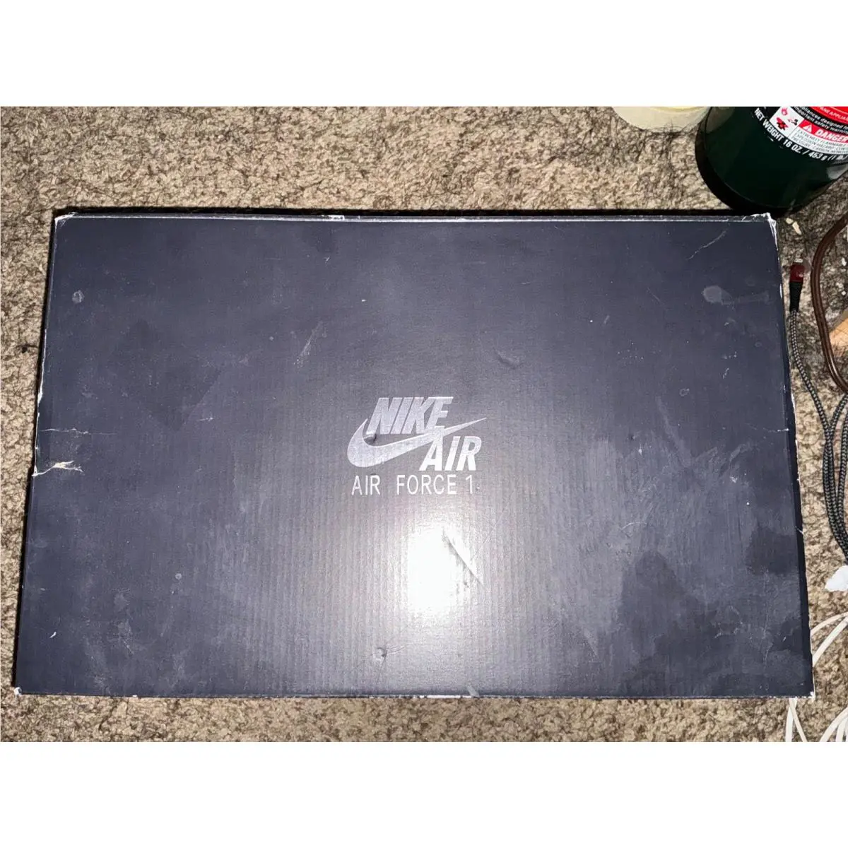 Nike shoes - Nike Air Force 1 - Air Force - 836227-002 - Black, Manufacturer: Black/Multi-Color 7