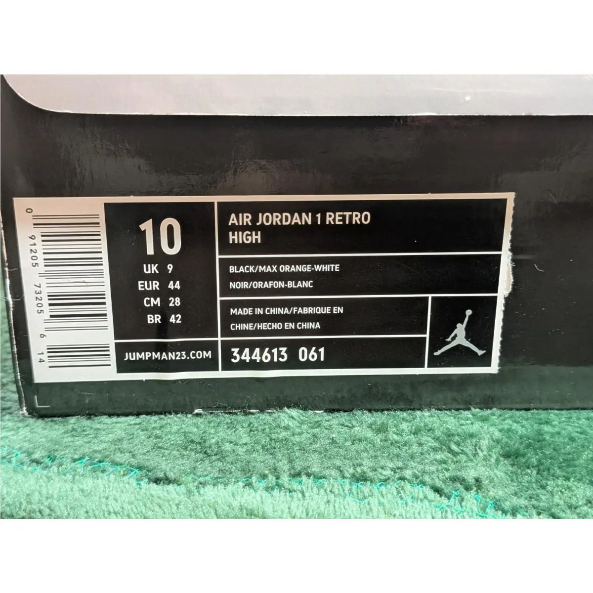 Nike shoes - Air Jordan 1 - Air - 344613-061 - Orange 14