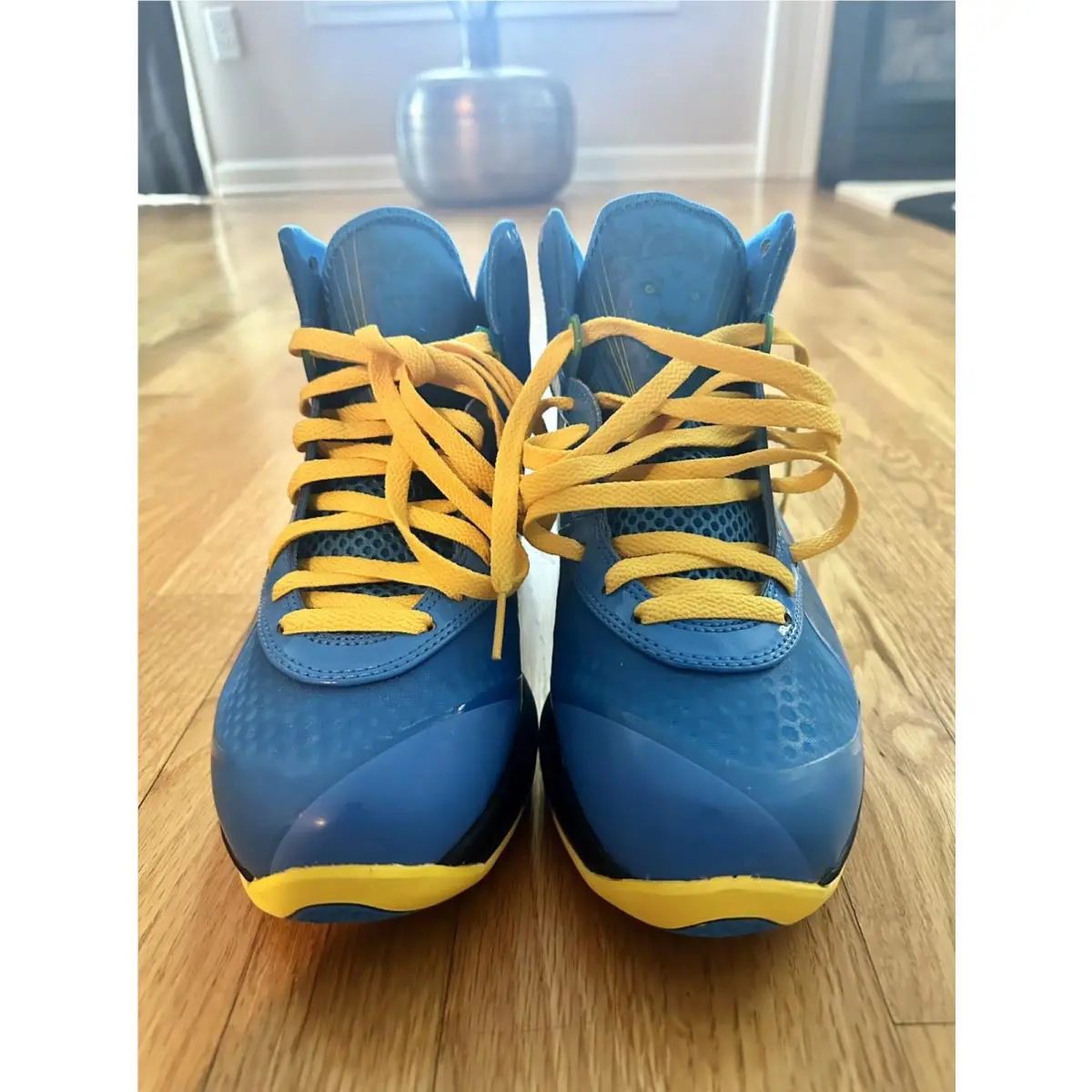 Nike shoes - Nike LeBron 8 V/2 - LeBron - 429676-401 - Blue, Manufacturer: Photo Blue/Black/Tour Yellow 3