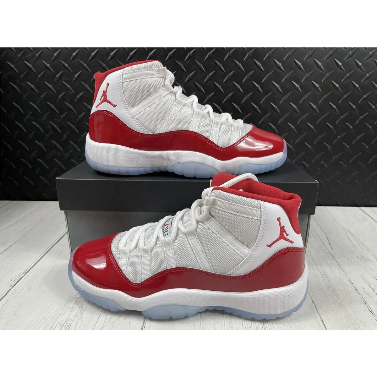 Nike shoes - Air Jordan 11 - Air - 378038-116 - Red (UPC: 0196152237361) 0
