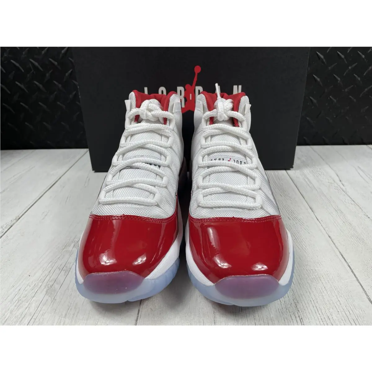 Nike shoes - Air Jordan 11 - Air - 378038-116 - Red (UPC: 0196152237361) 2