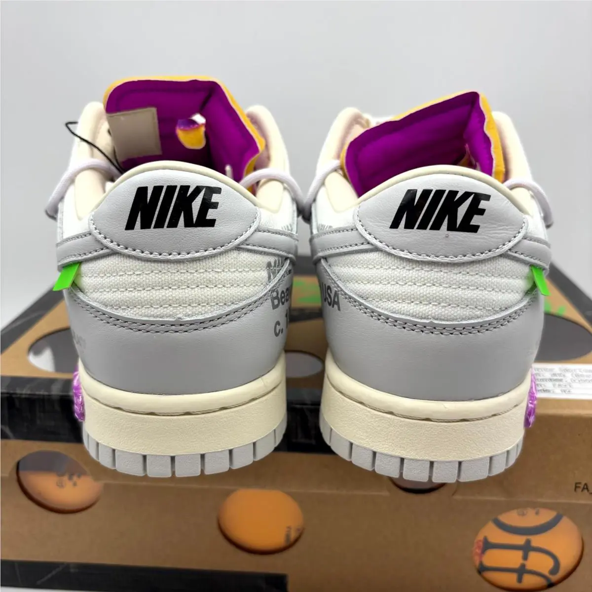 Nike shoes - Nike Dunk Low - Dunk Low - DM1602-118 - Gray Off-White (UPC: 195240889024) 4