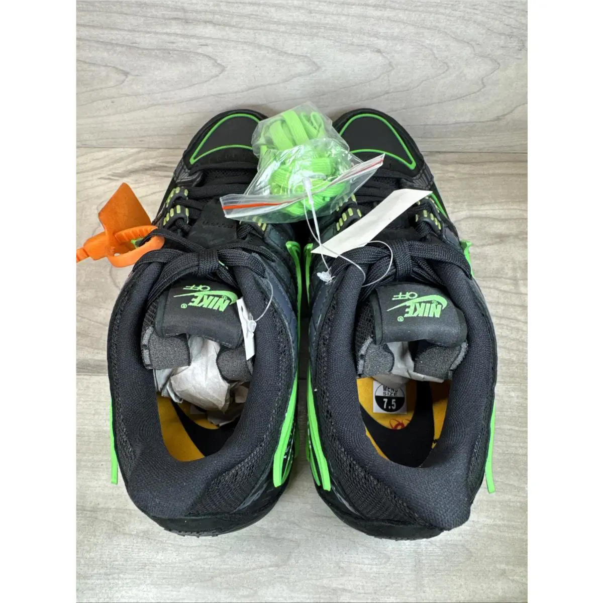 Nike shoes - x Off-White - CU6015-001 - Black, Manufacturer: Black/White/Green Strike (UPC: 0194495232715) 9