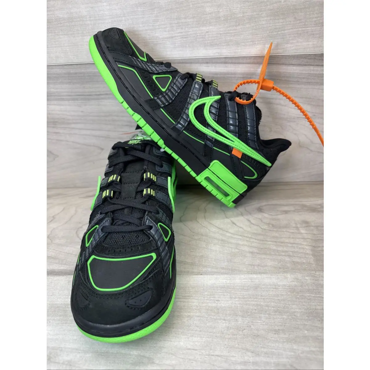 Nike shoes - x Off-White - CU6015-001 - Black, Manufacturer: Black/White/Green Strike (UPC: 0194495232715) 3