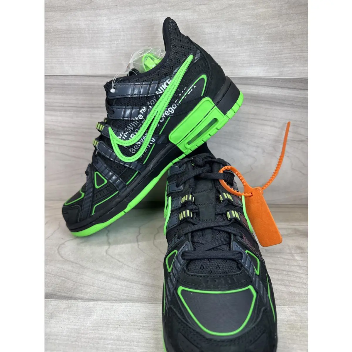 Nike shoes - x Off-White - CU6015-001 - Black, Manufacturer: Black/White/Green Strike (UPC: 0194495232715) 6