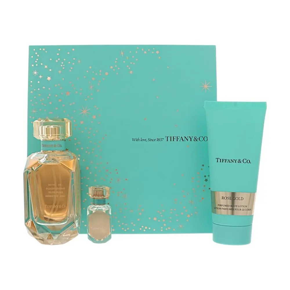 Rose Gold by Tiffany Co. Gift Set For Women 2.5 Oz Eau De Parfum Spray by Tiffany & Co.