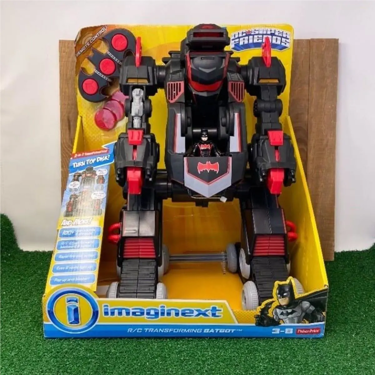 Dc Super Friends Imaginext R/c Transforming Batbot
