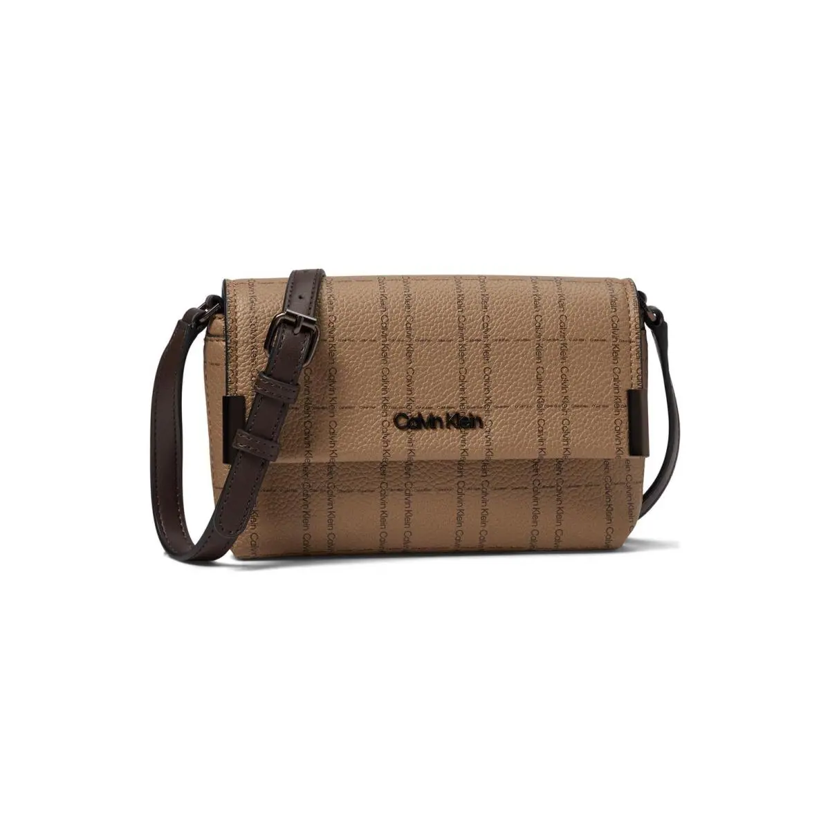 Calvin Klein Womens` Key Item Crossbody Bag Khaki/brown/java