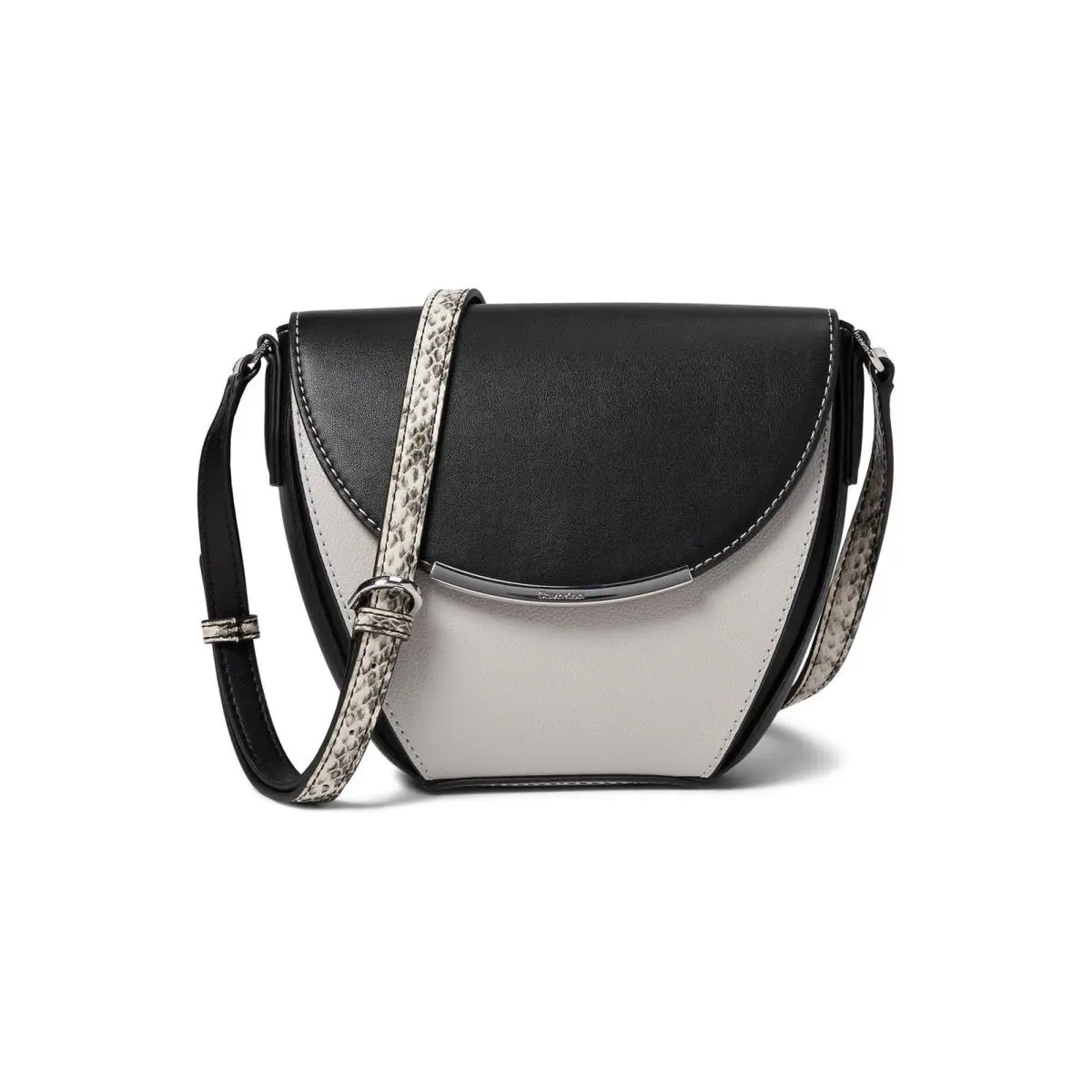 Calvin Klein Womens` Nina Tailored Crossbody Dove/black