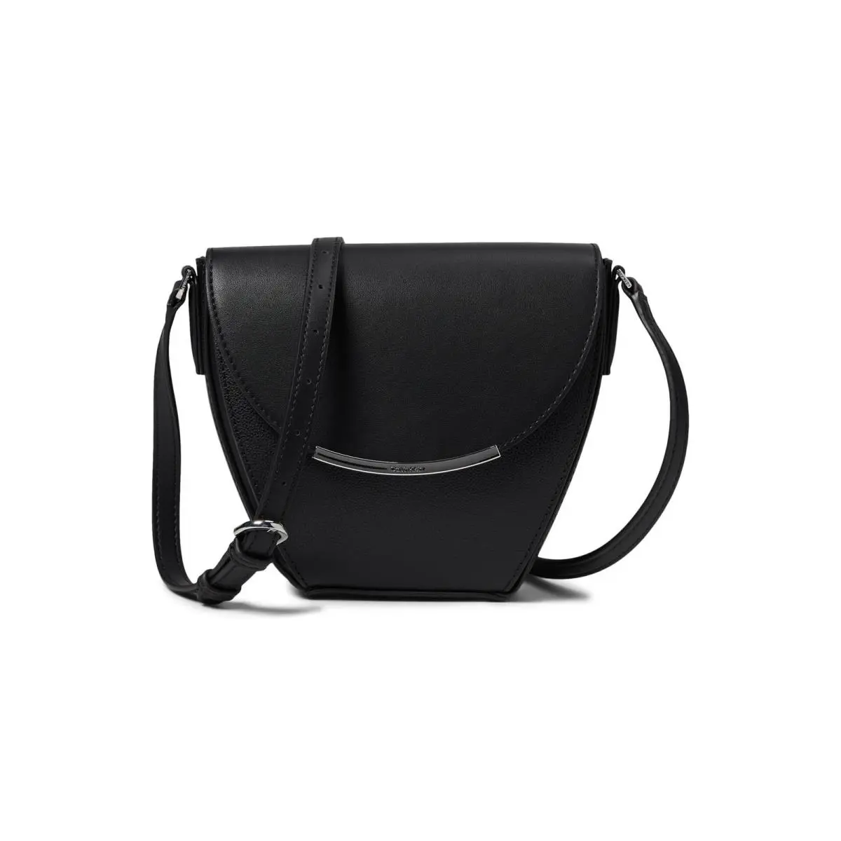 Calvin Klein Womens` Nina Tailored Crossbody Black/silver