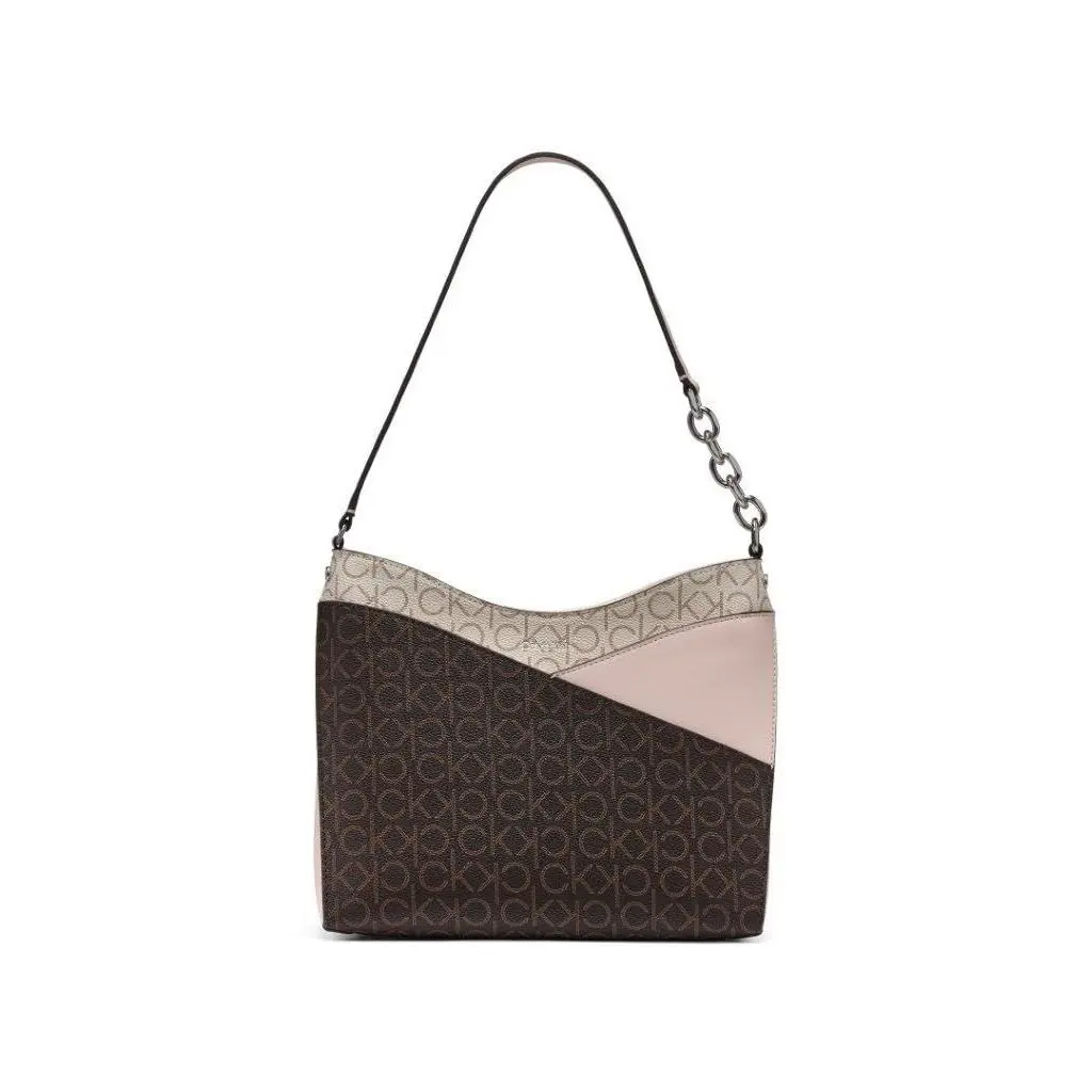 Calvin Klein Nova Chain Hobo One Size Brown/khaki/petal/vanilla/khaki