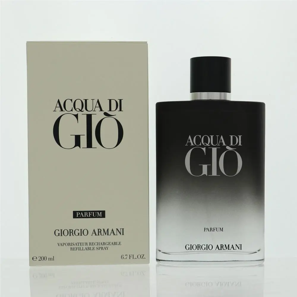 Acqua Di Gio 6.7 Oz Parfum Spray by Giorgio Armani Box For Men