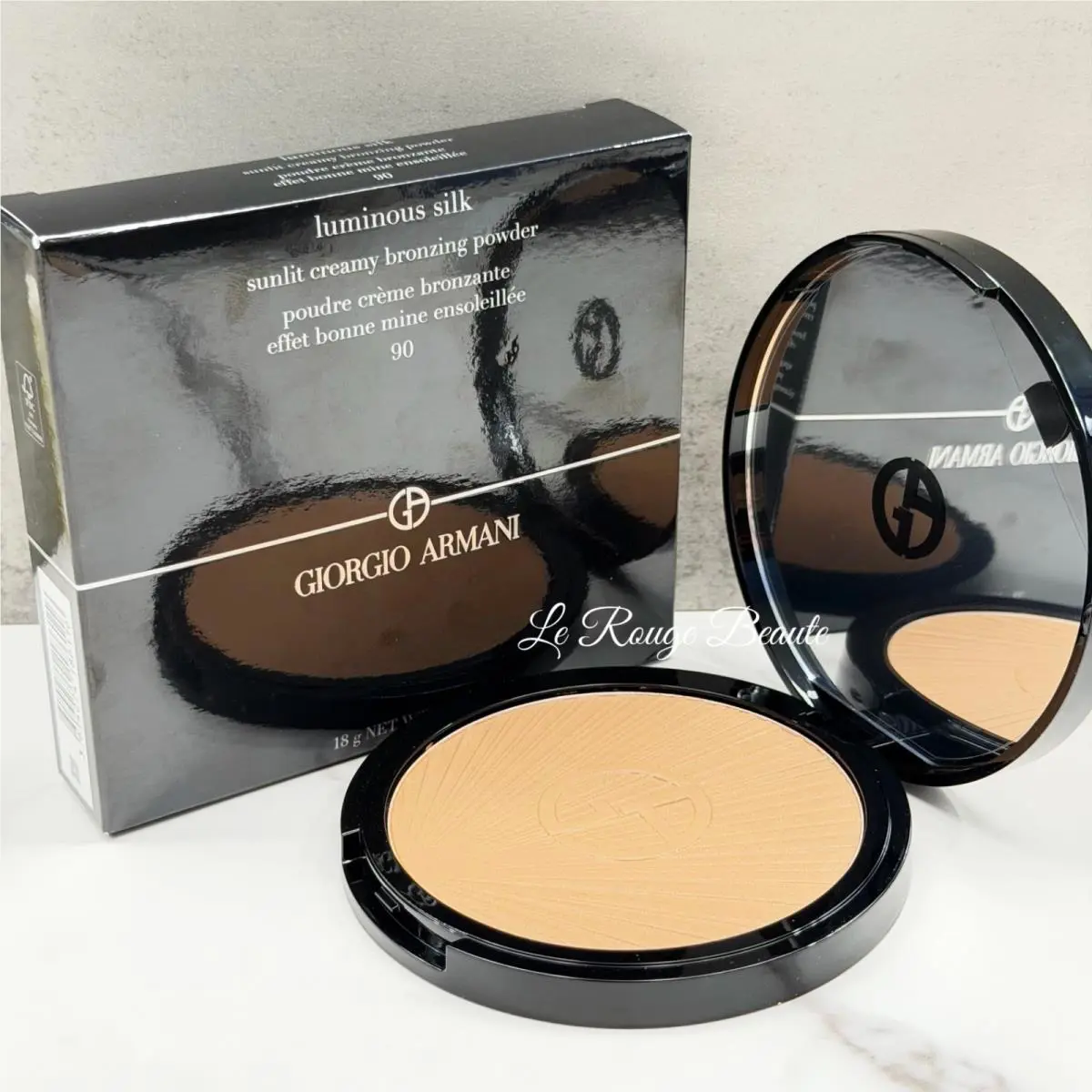 Giorgio Armani Luminous Silk Sunlit Creamy Bronzing Powder 90 - Jumbo Pan