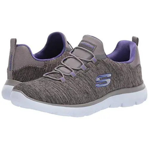 Skechers shoes - 149200 - 12983-960-8 US - charcoal purple 10