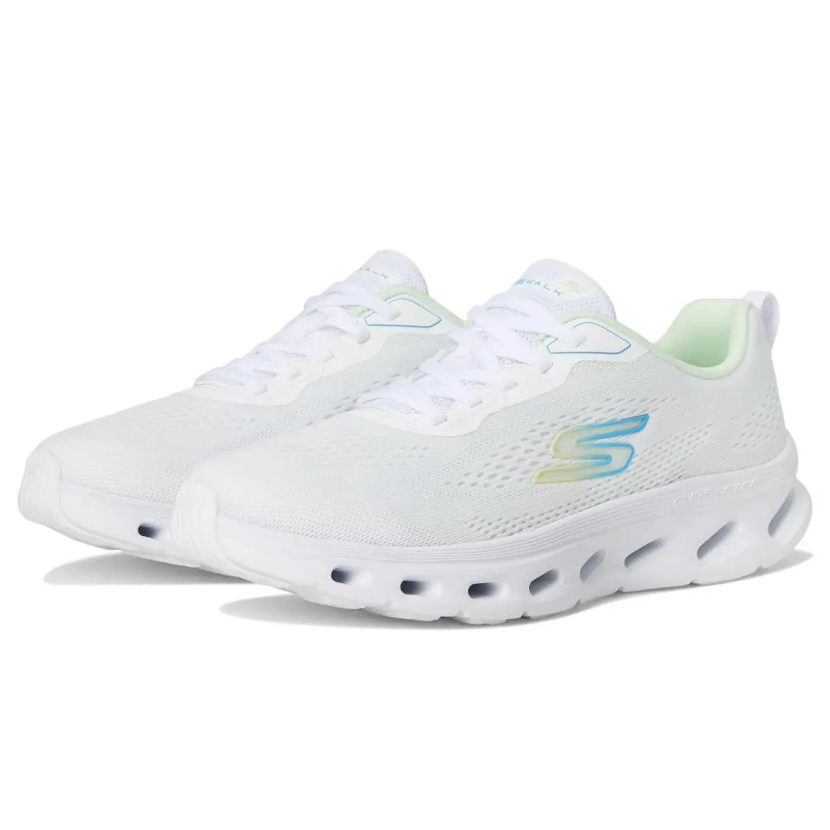 Skechers shoes - 125145 bbk - bbk - 125145 - white blue 6