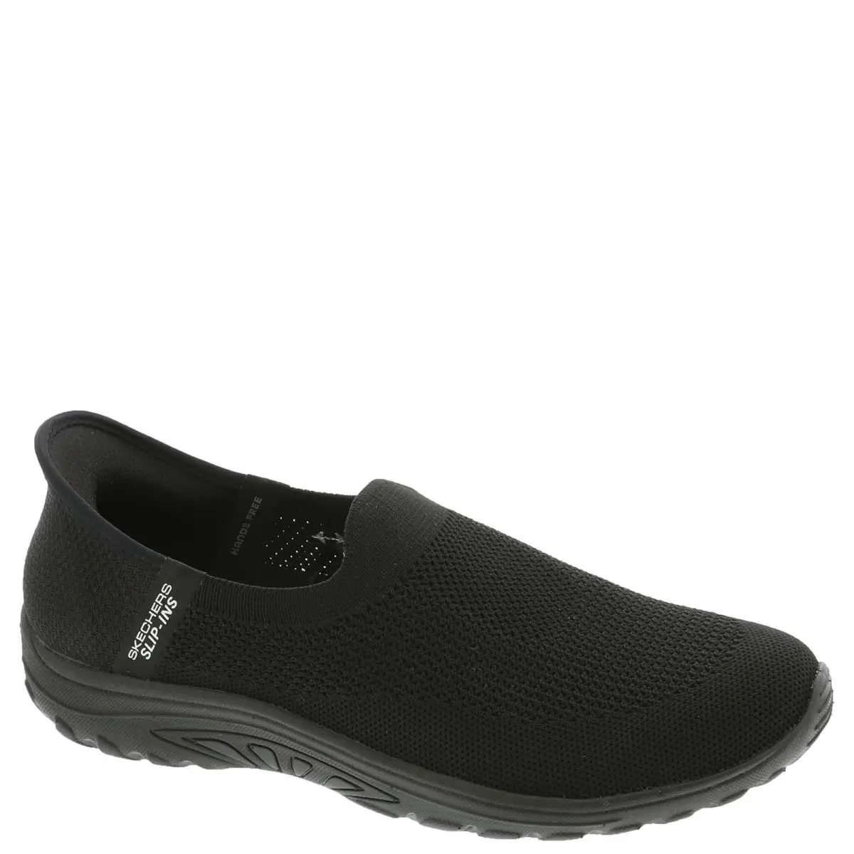 Skechers Women`s Reggae Fest - Fantasy Hands Free Slip-ins Gray 6 - black