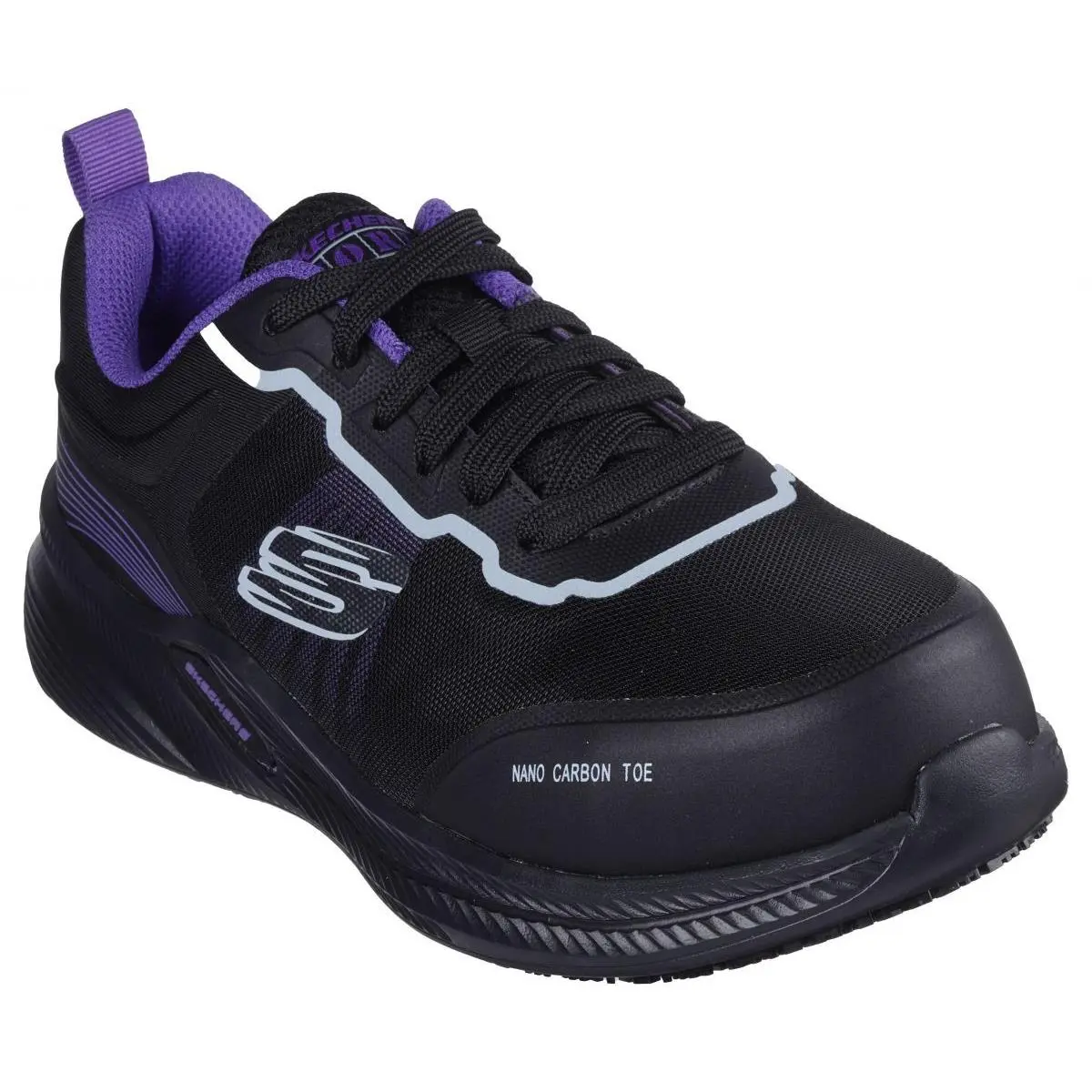 Skechers shoes - BLACK/PURPLE 3