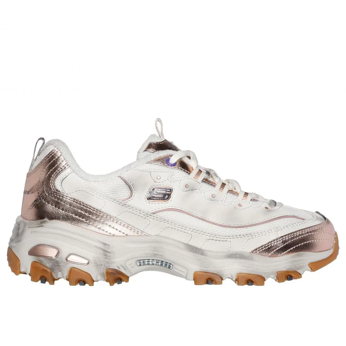 Skechers shoes - NATURAL / GOLD 5