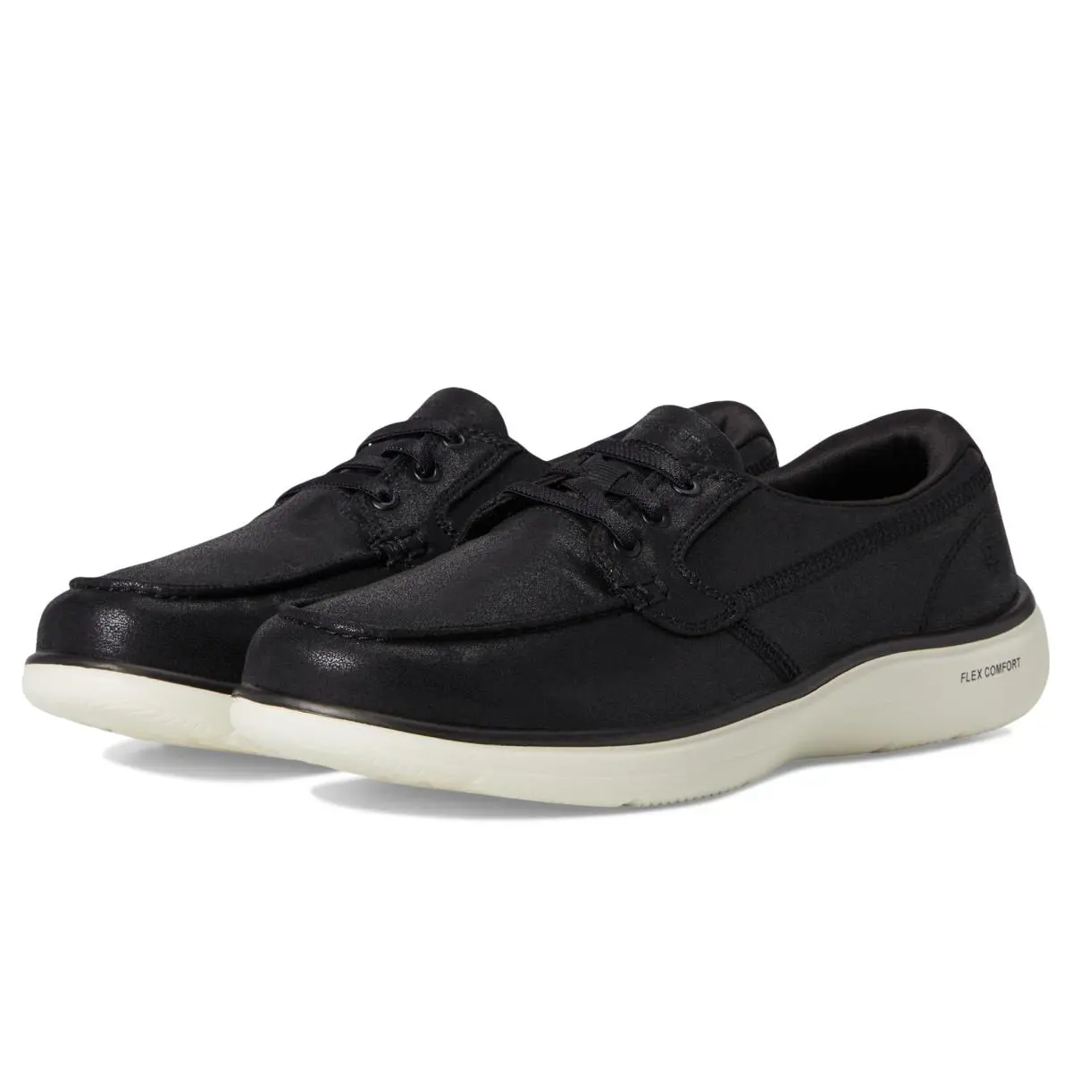 Skechers Womens On-the-go Flex Radiant - Gleam Black/white 6 B - Medium - black white