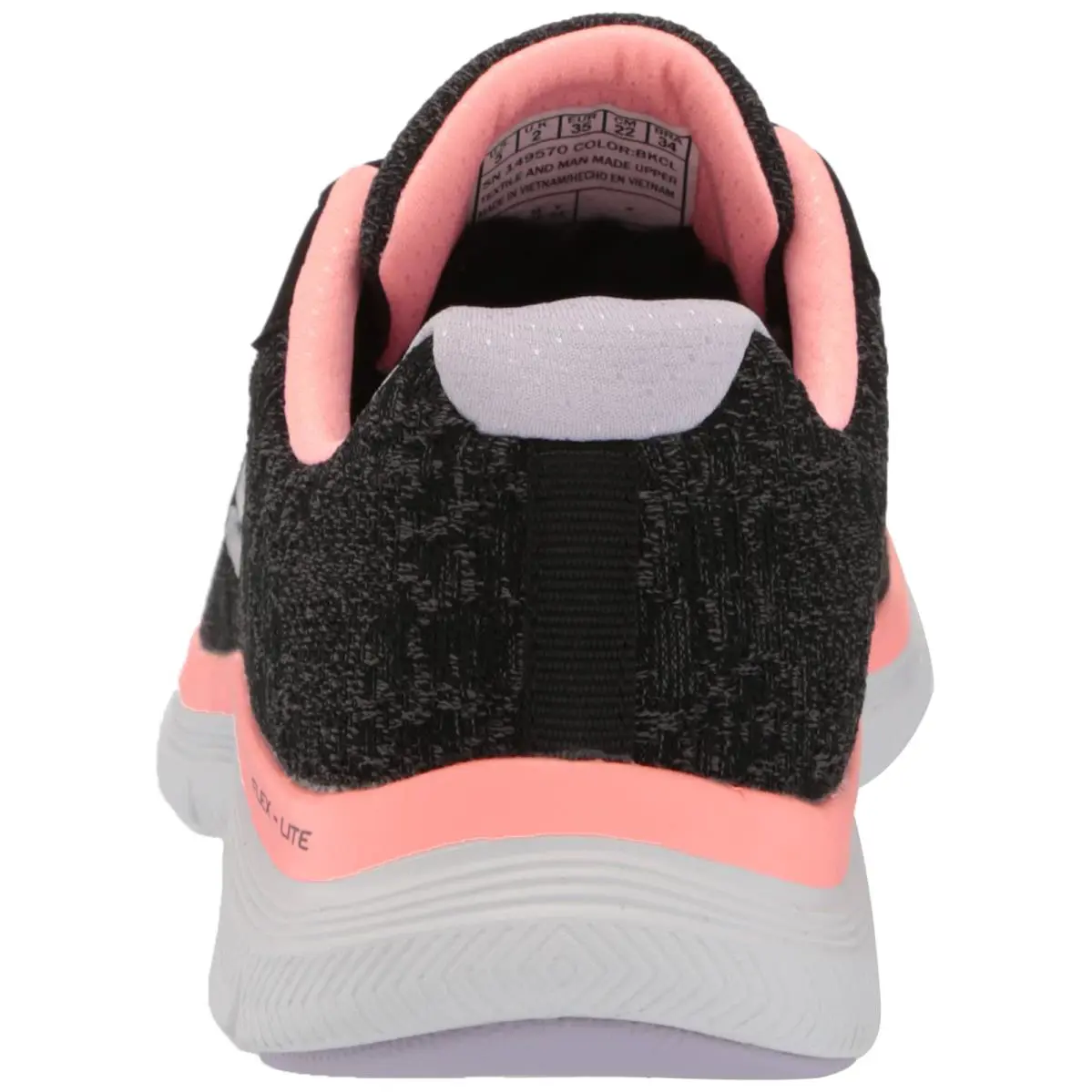 Skechers shoes - 149570 - 149570-BKCL - black coral 0