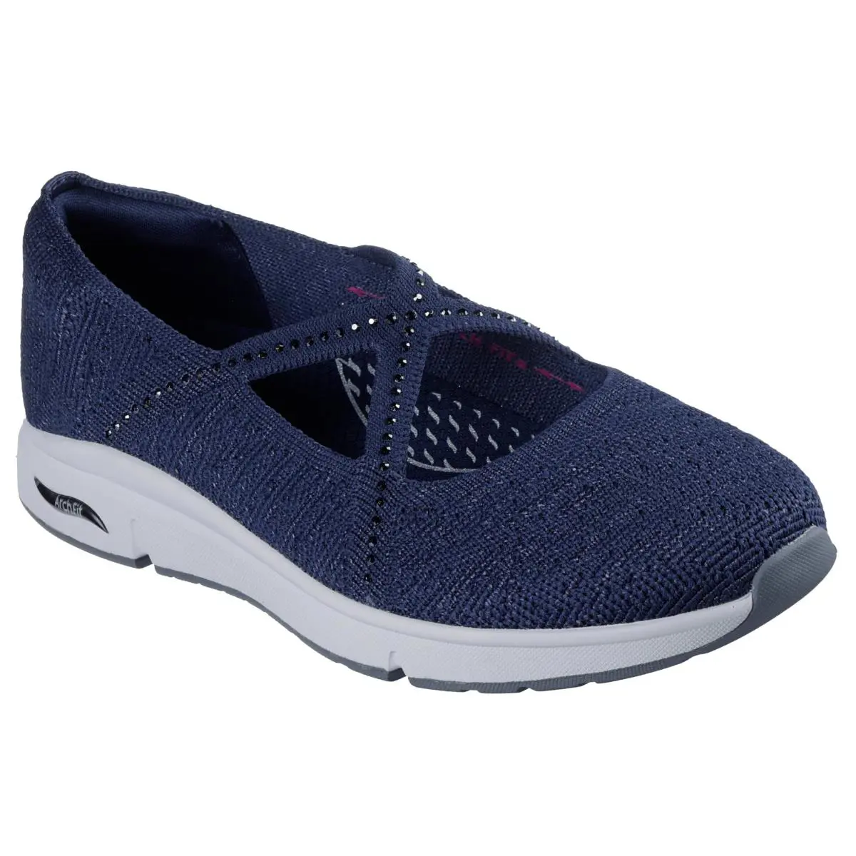 Skechers Women`s Martha Stewart Arch Fit Living - Meadow Walk Rose 6 - navy