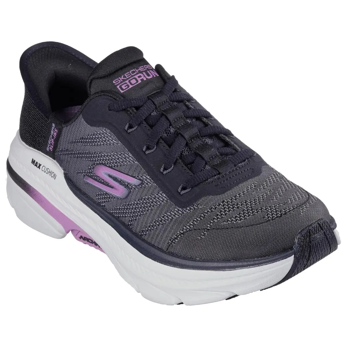 Skechers shoes - 128946 - 128946 - black lavender 4