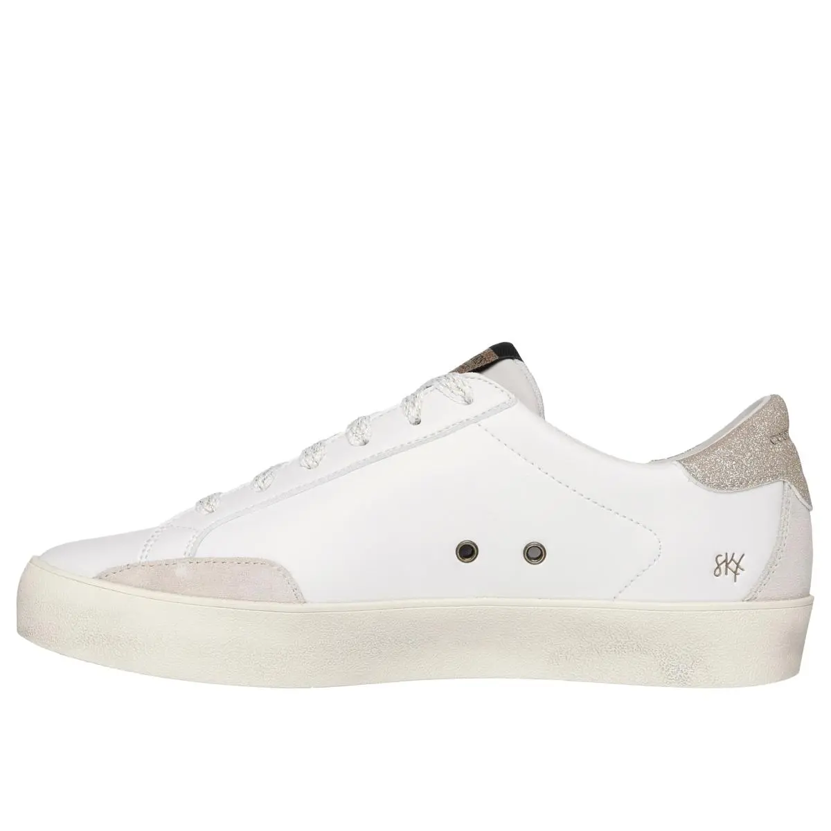 Skechers shoes - 185343 wbgd - wbgd - 185343_WBGD - white black gold 8