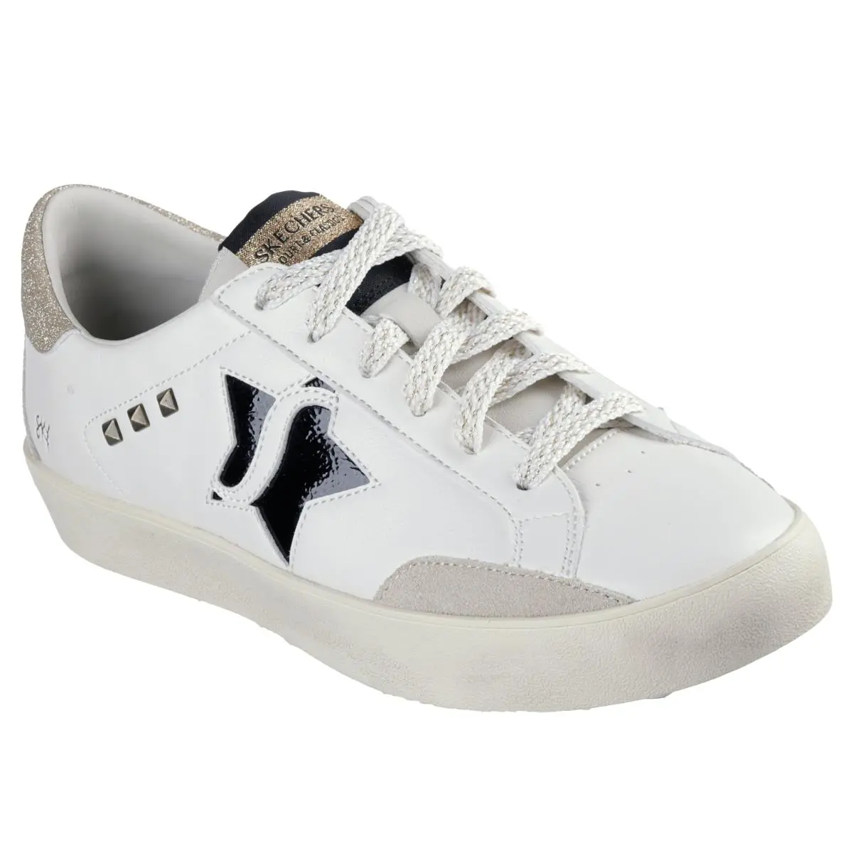 Skechers shoes - 185343 wbgd - wbgd - 185343_WBGD - white black gold 4