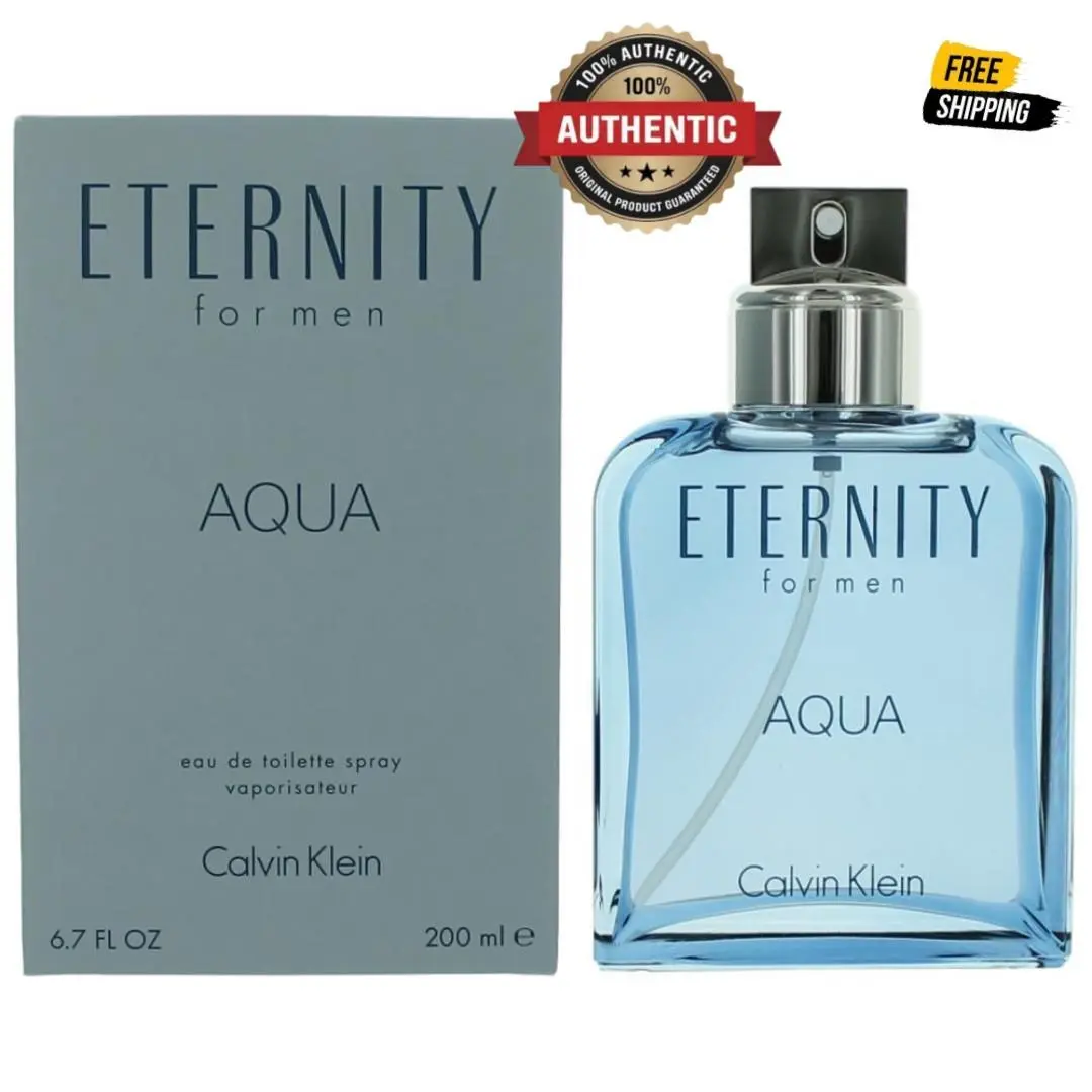Eternity Aqua  6.7 oz Edt Spray For Men by Calvin Klein