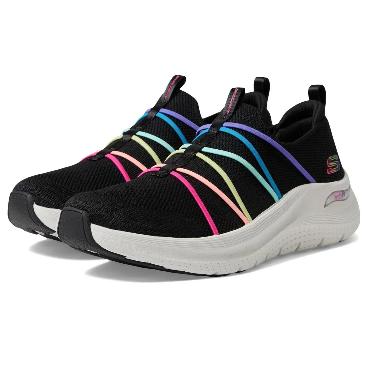 Skechers shoes - 150068 - 150068 - bkmt black multi 5