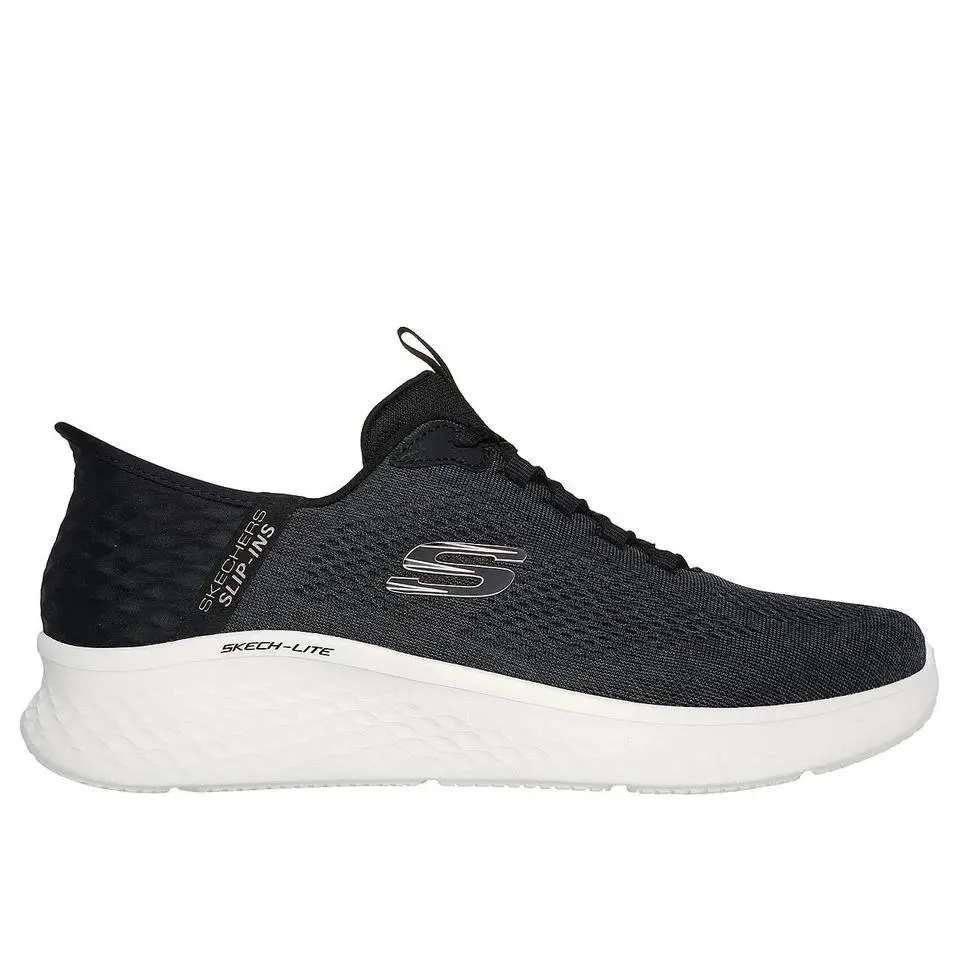 Skechers Skechlite Pro-primebase Men`s Shoes Black/gray Memory Foam Sneakers - Black