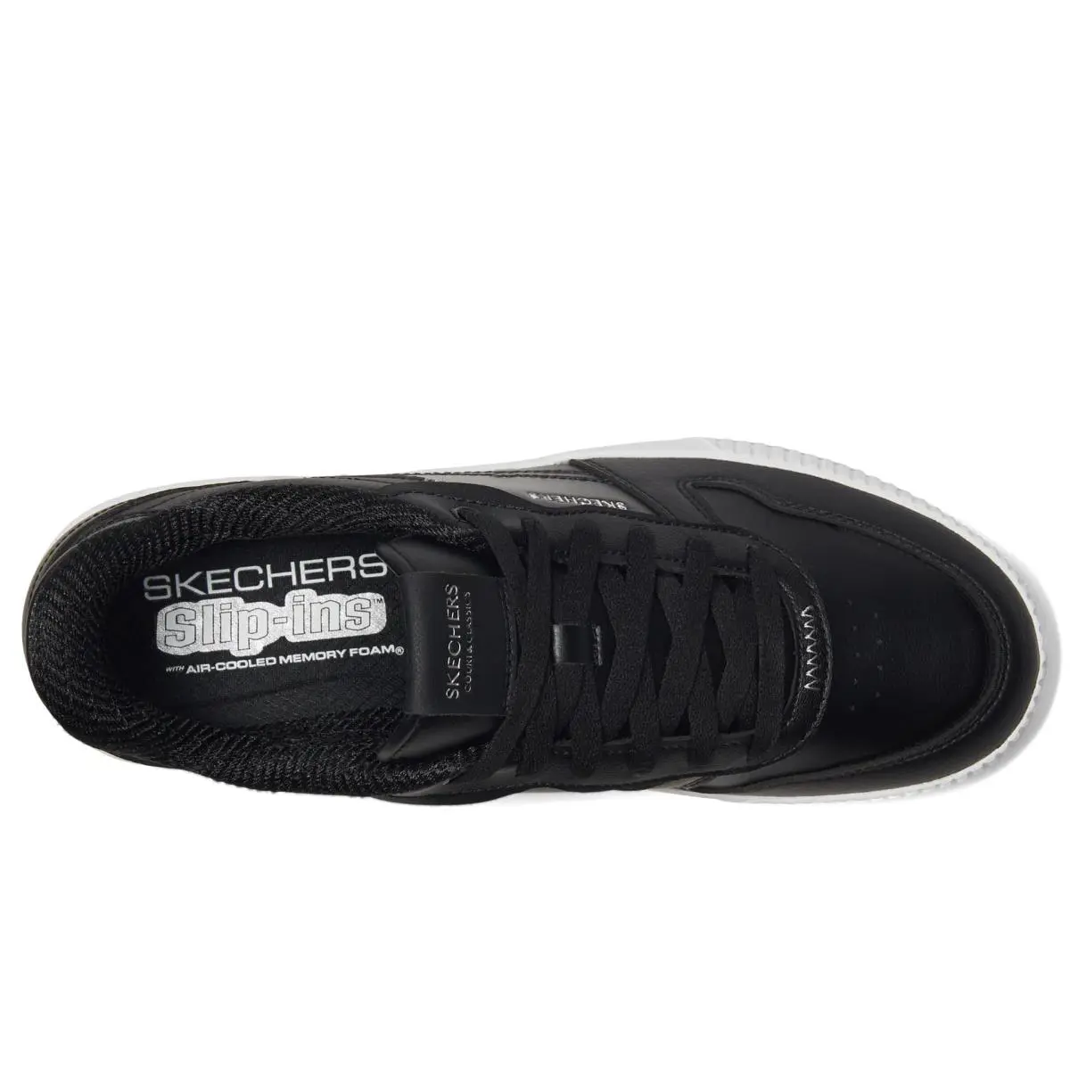 Skechers shoes - 185222 wht - wht - 185222-BLK - black 1