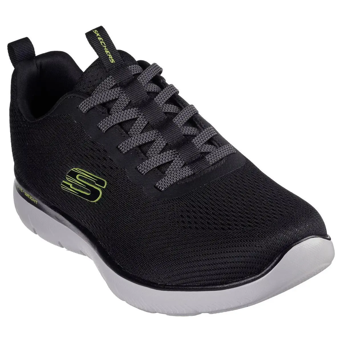 Skechers shoes - Summits - Eckler - Summits Eckler - 232963/BKLM - Black/ Lime 10