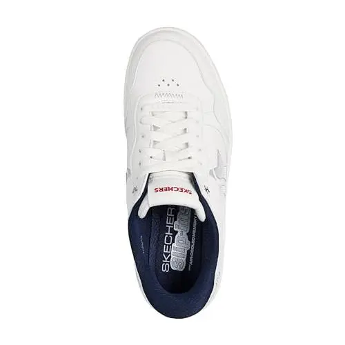 Skechers shoes - 185315 wnvr - wnvr - 185315_BKMT - white navy red 1