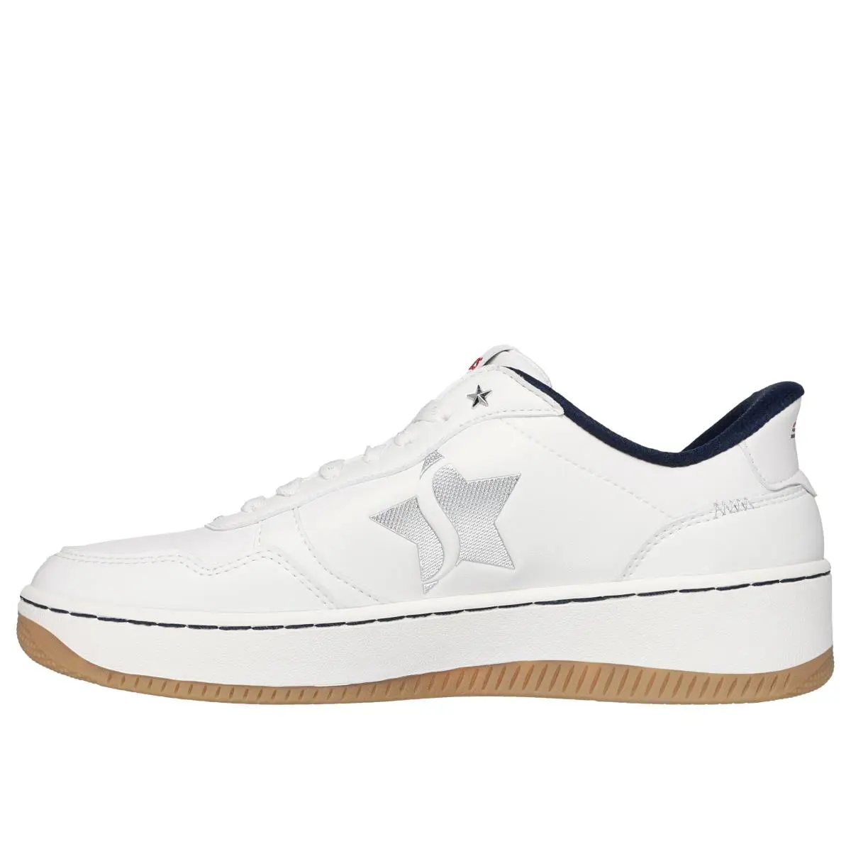Skechers shoes - 185315 wnvr - wnvr - 185315_BKMT - white navy red 3