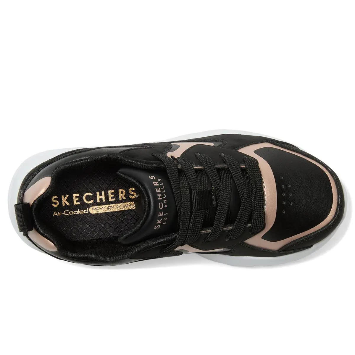 Skechers shoes - 310371 l - 310371L-LPMT - black rose gold 1