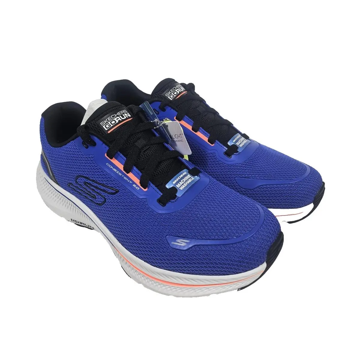 Skechers Men`s Go Run Consistent 2.0 Shoes 11 Blue Running 220879/BLU Sneakers