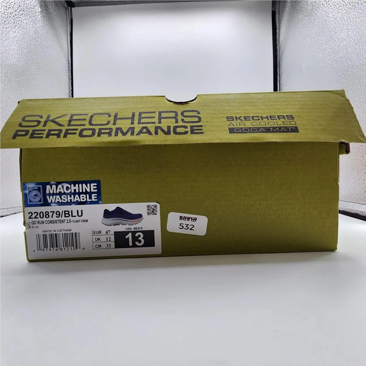 Skechers shoes - SKECHERS GO RUN Consistent 2.0 Flight Crew - 220879/BLU - Blue (UPC: 0197976812062) 11