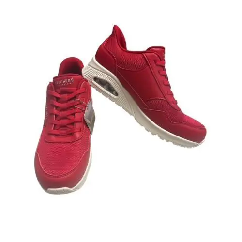 Skechers Women`s 11 Slip-ins Shoes 177117/RED Uno Banksia Red Hands Free Memory - Red