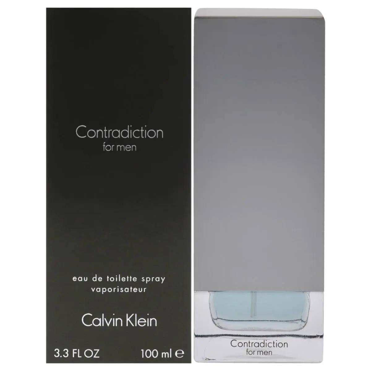 2 Pack Contradiction by Calvin Klein For Men - 3.4 oz Edt Spray