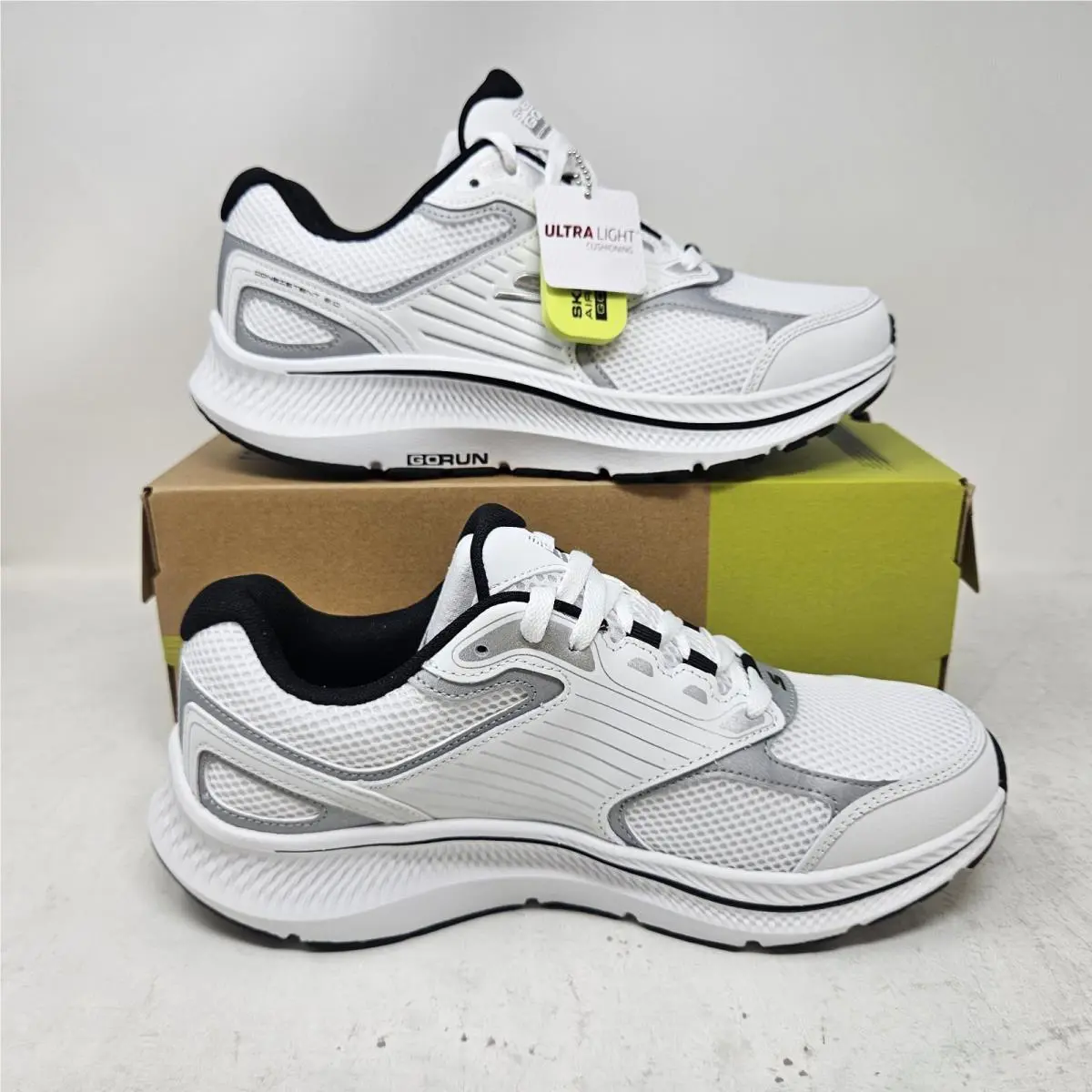 Skechers shoes - Skechers Go Run Consistent 2.0 - 220868/WSL - White / Silver (UPC: 197627743301) 0