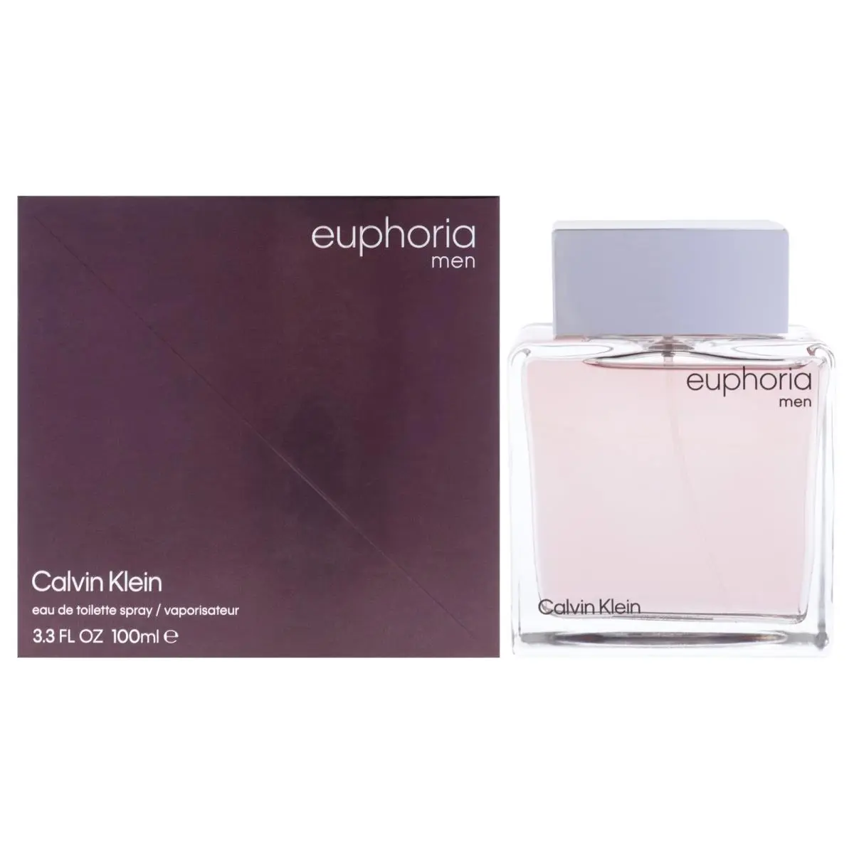 2 Pack Euphoria by Calvin Klein For Men - 3.3 oz Edt Spray
