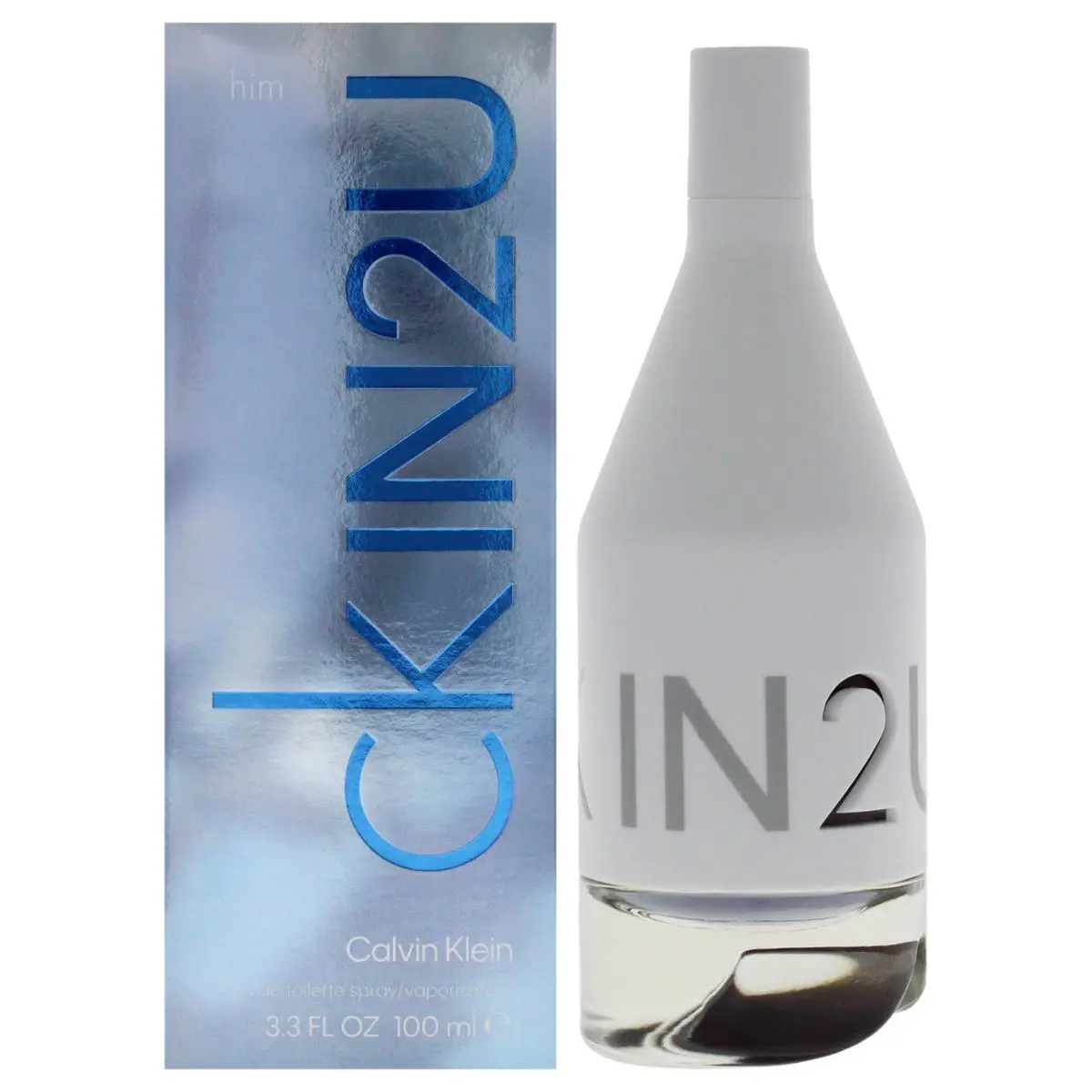 2 Pack CKIN2U by Calvin Klein For Men - 3.3 oz Edt Spray