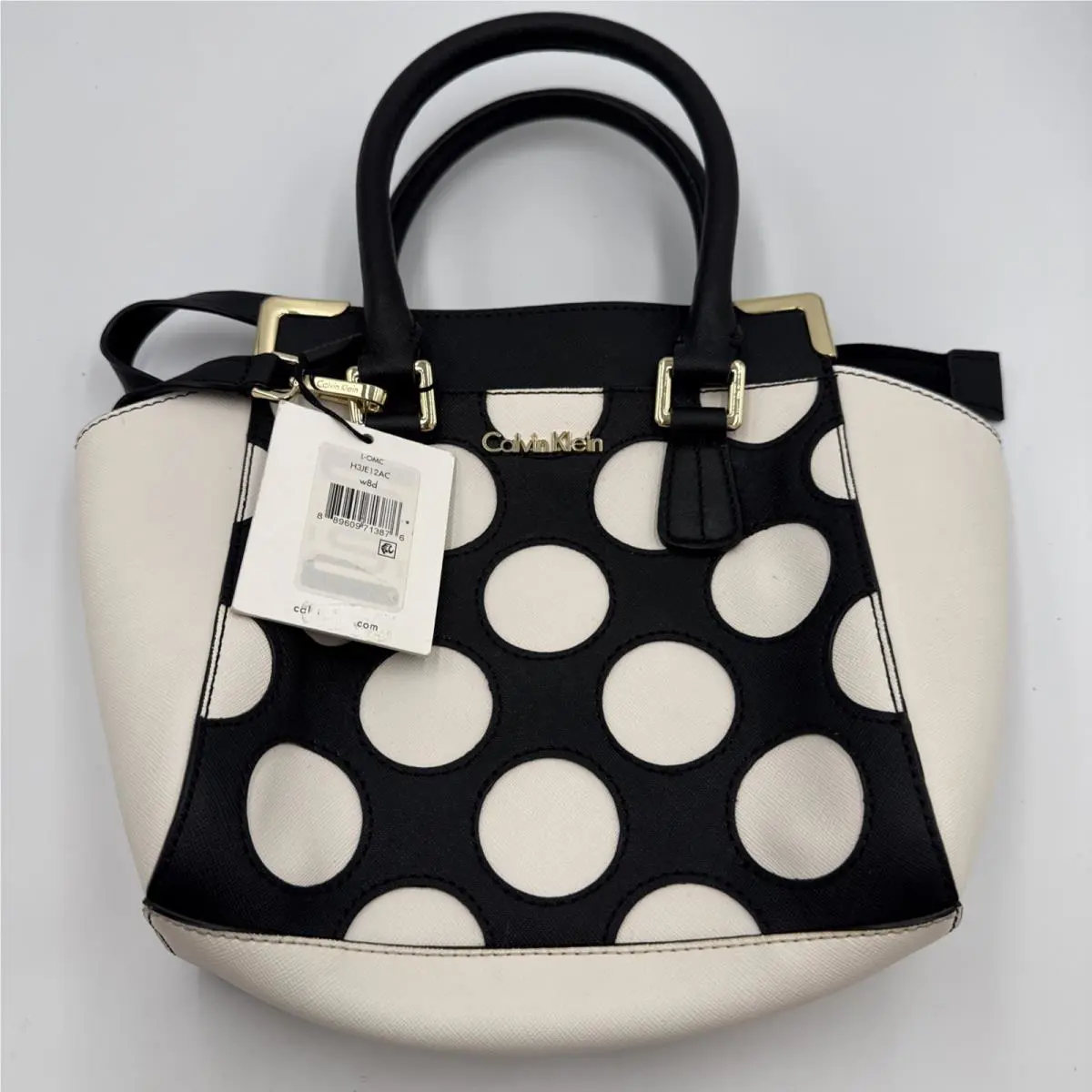 Calvin Klein Polka Dot Crossbody Handbag Purse