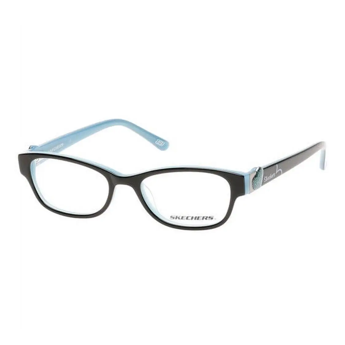 1 Unit Skechers Black/blue Eyeglass Frame 47-16-130 689