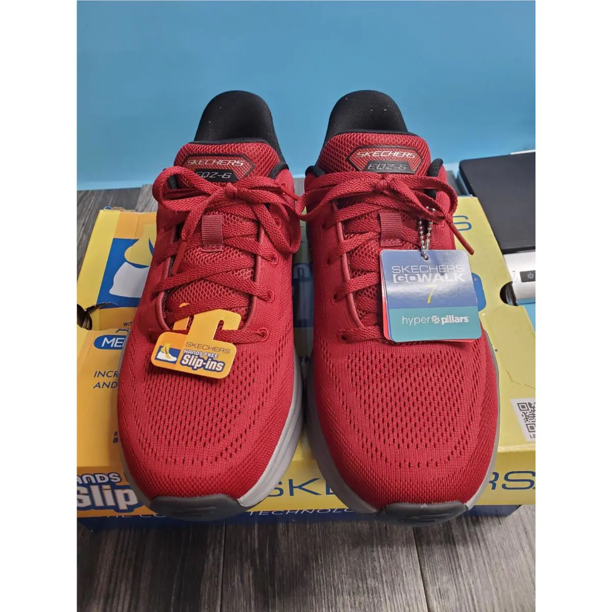 Skechers shoes - SKECHERS Performance Go Walk 7 - Red 1