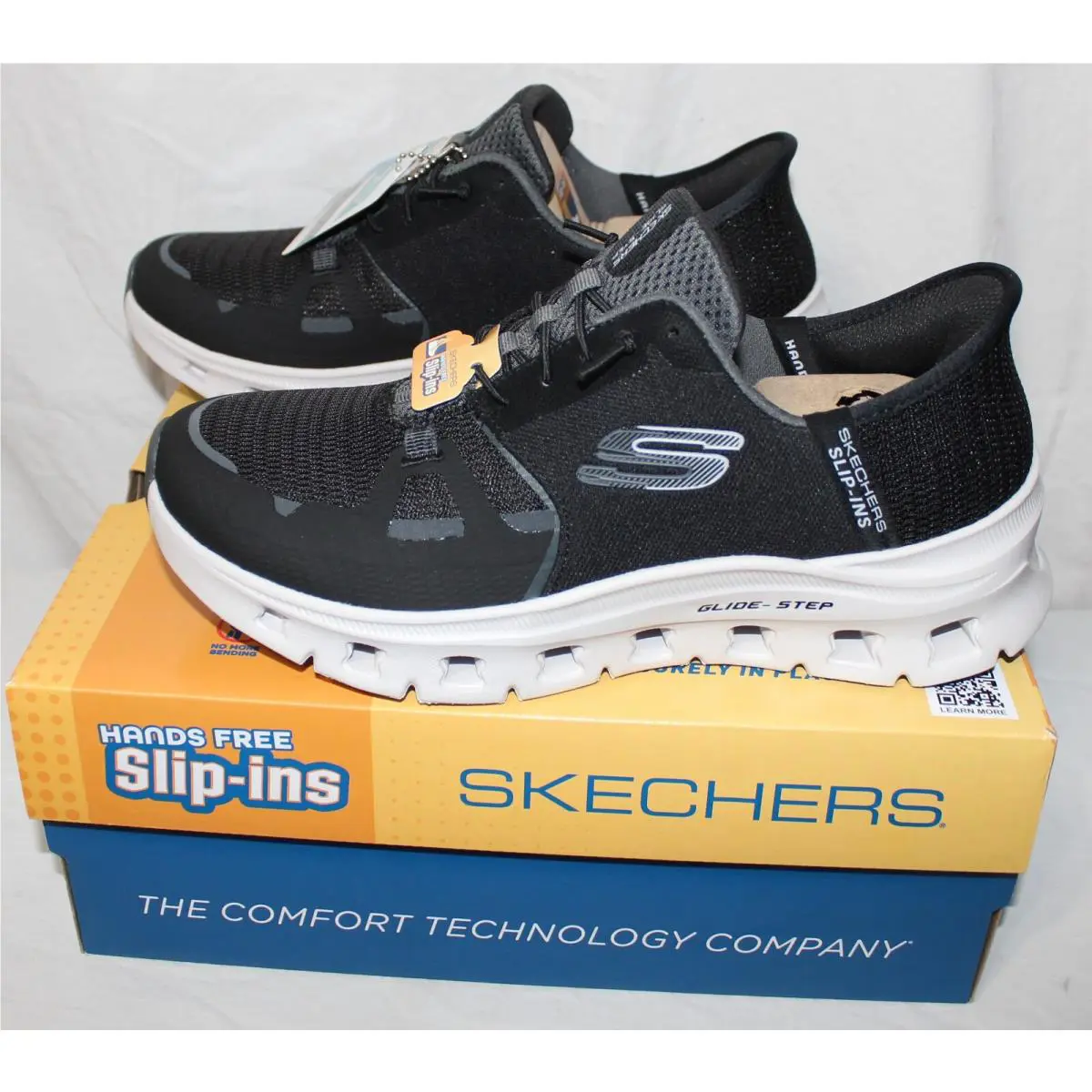 Skechers shoes - SLIP-INS GLIDE STEP PRO VEGAN - 150420-BKCC - Black Charcoal (UPC: 0197976188839) 4